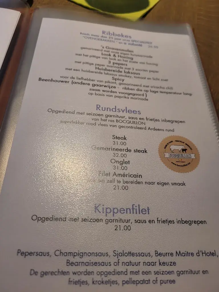Menu_'s Gravenmolen_Grimbergen_image_4
