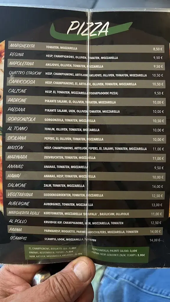 Menu_Il Casale_Grimbergen_image_1