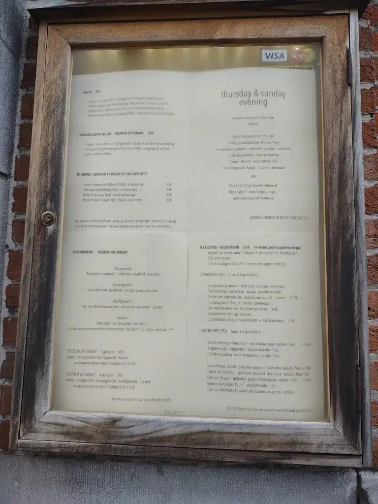 Menü_Het Patronaat_Hamme_Bild_1