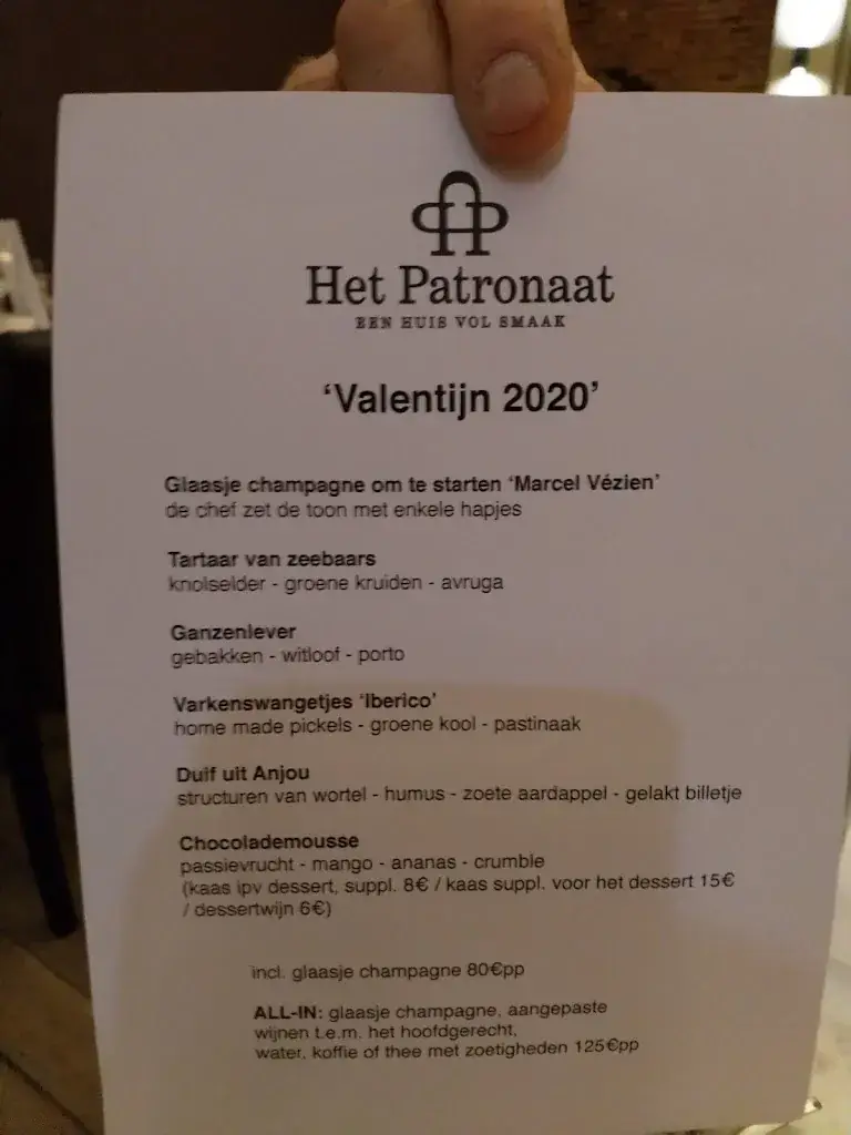 Menü_Het Patronaat_Hamme_Bild_2