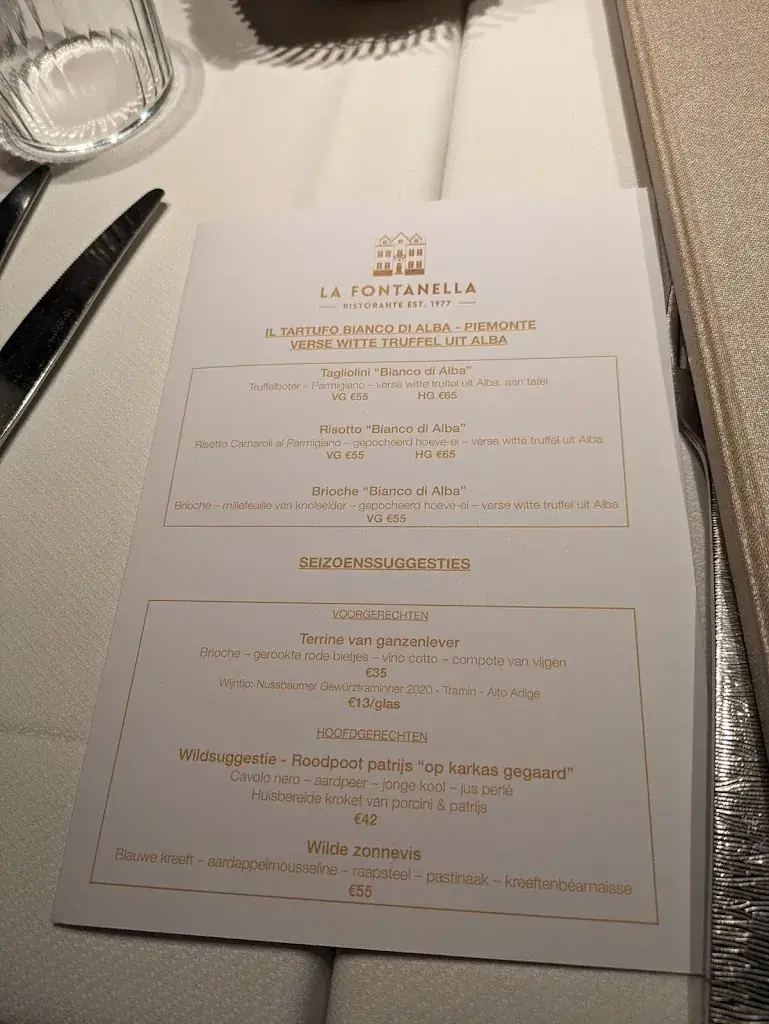 Menu_La Fontanella_Hasselt_image_1