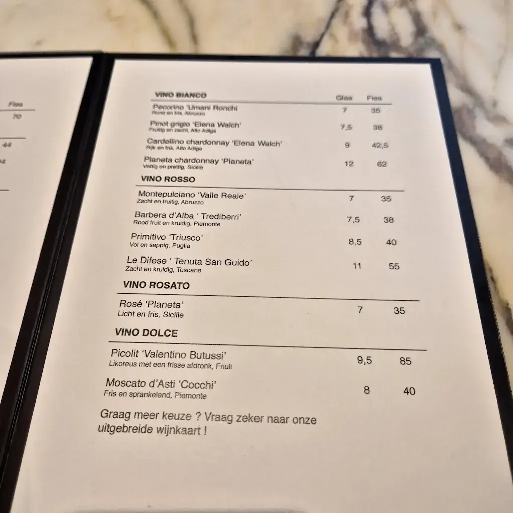 Menu_Osteria Moretti_Hasselt_image_1