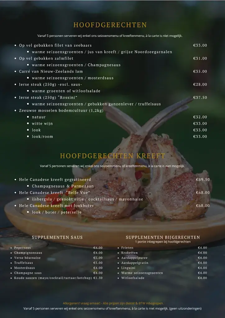 Menü_Bistro Louis Grobbendonk_Grobbendonk_Bild_2