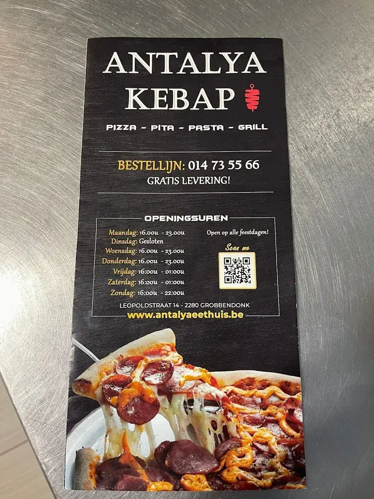 Menu_Antalya kebab/pita/pizza_Grobbendonk_image_1