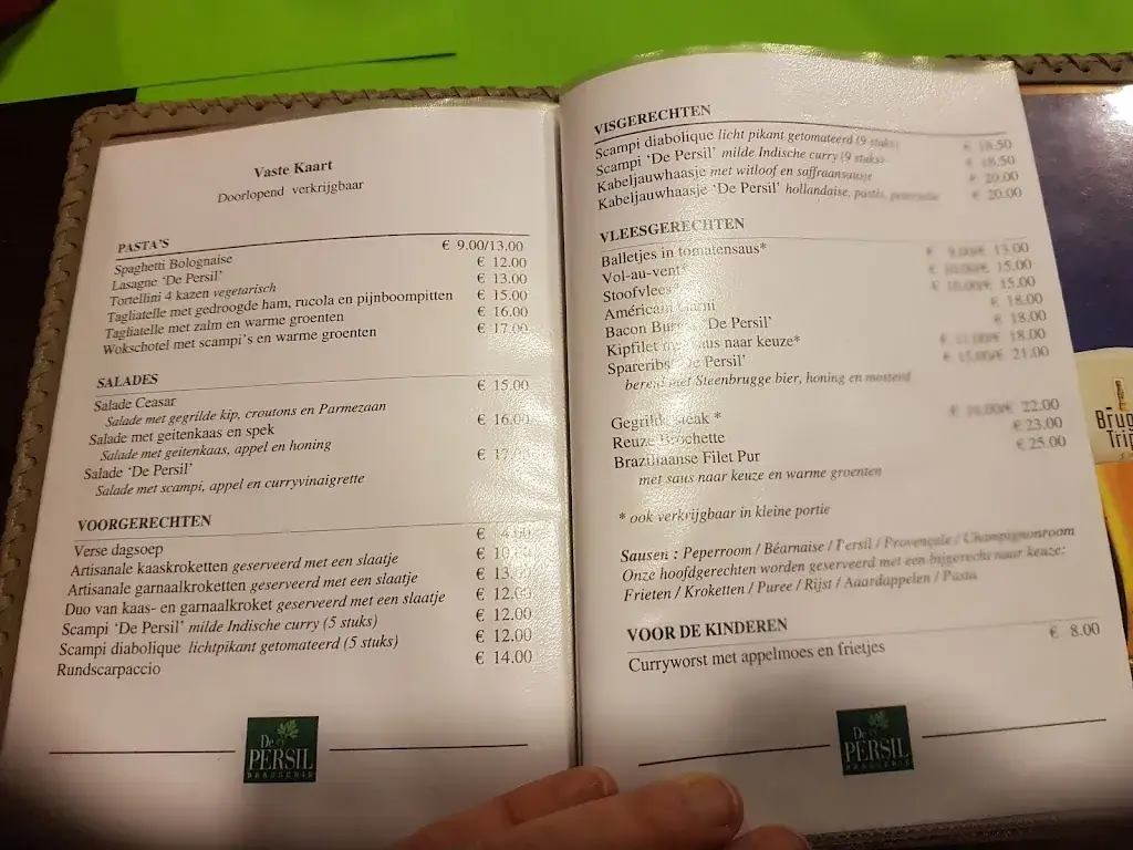 Menu_Brasserie DE PERSIL_Herent_imagen_4