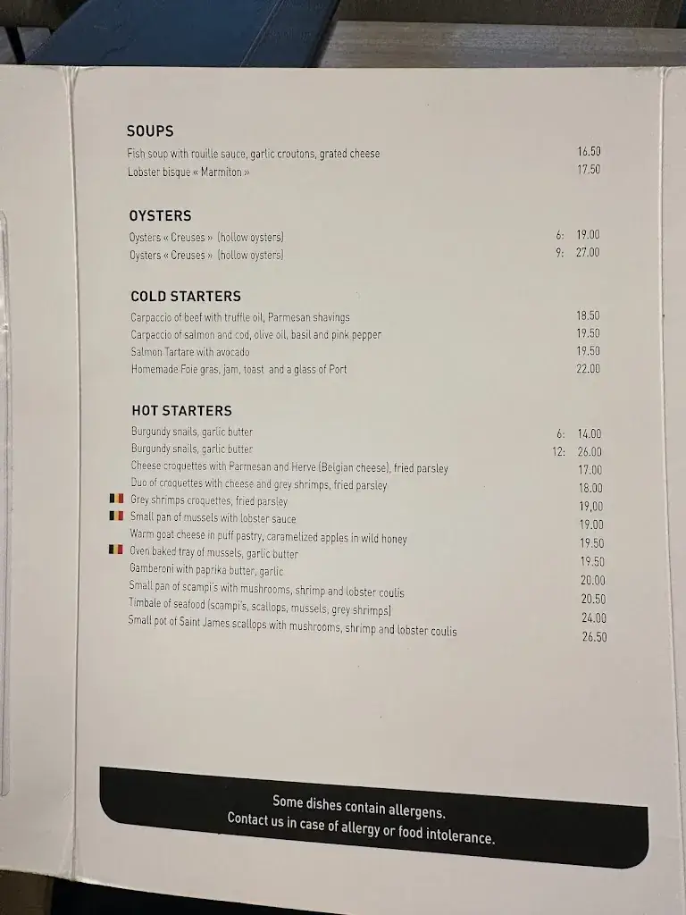 Menü_Le Marmiton_Bruxelles_Bild_2