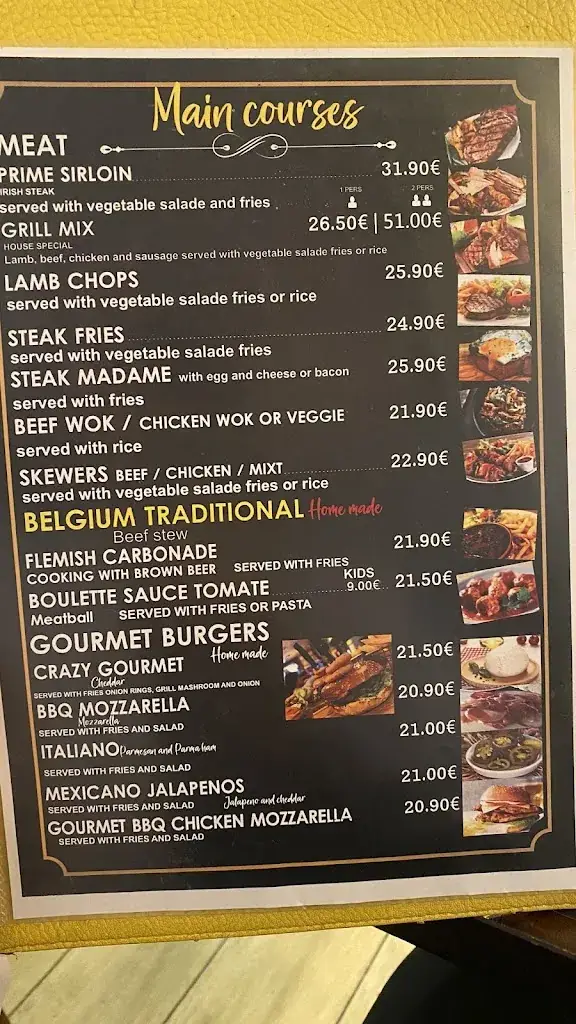 Menü_The blue_Bruxelles_Bild_1