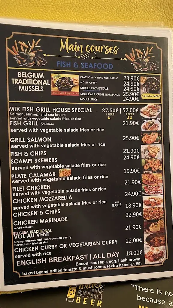 Menü_The blue_Bruxelles_Bild_3