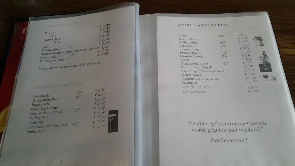 Menu_De Wijngaard_Herzele_image_2