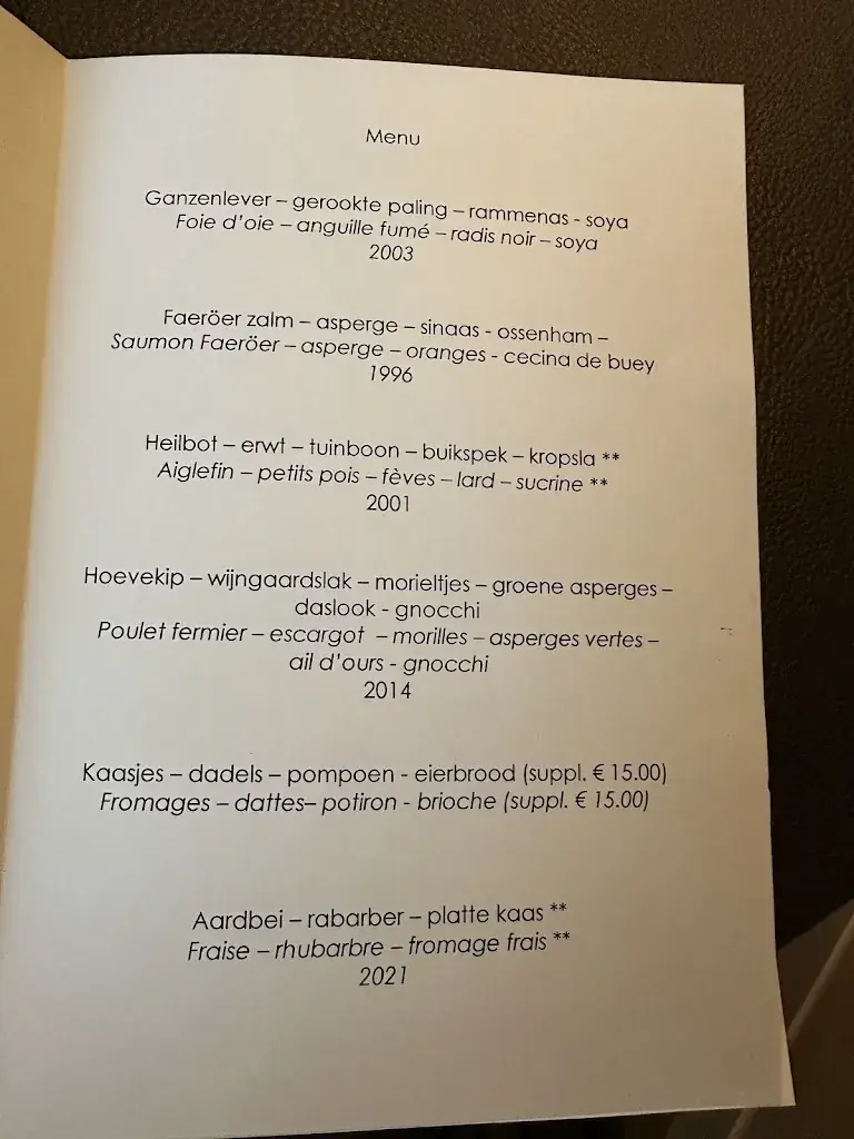 Menu_Restaurant 't Overhamme_Aalst_image_1