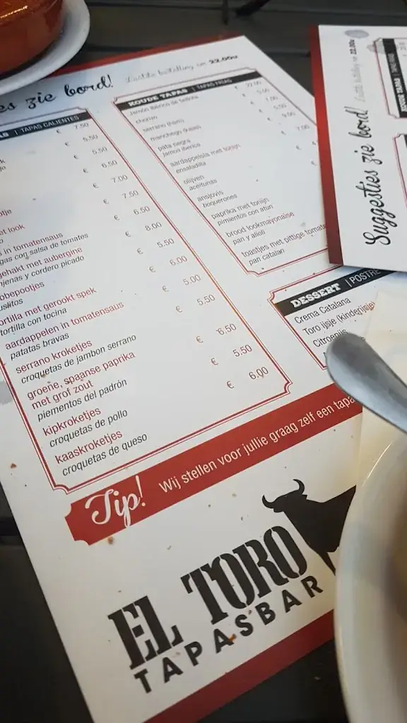 Menü_El Toro_Herentals_Bild_1