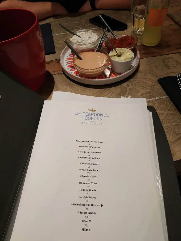 Menu_De Gekroonde Hoofden Aalst_Aalst_imagen_3