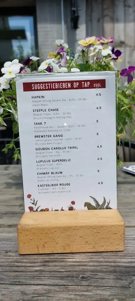 Menü_Bar Bier_Herentals_Bild_1