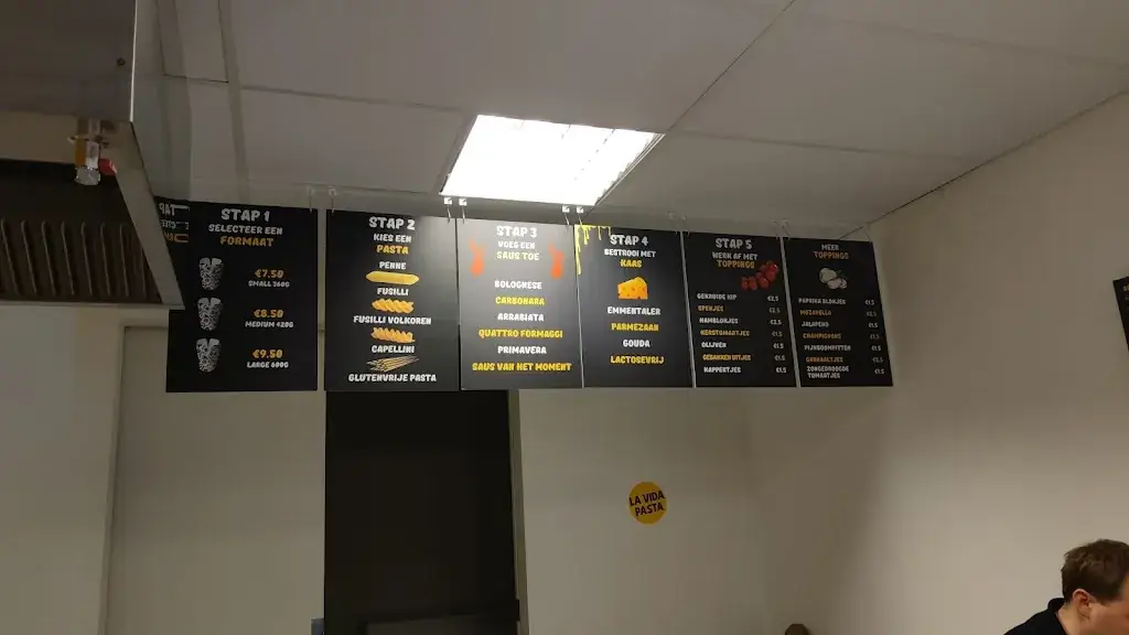 Menu_La vida pasta_Herentals_image_1