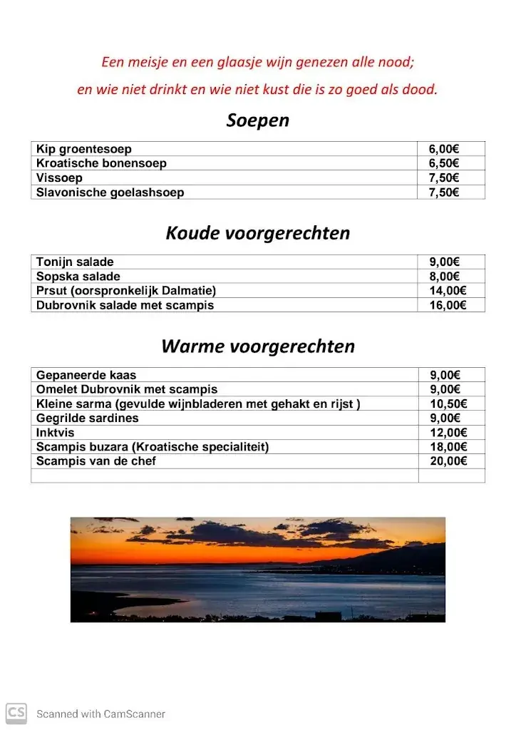 Menu_Restaurant Dubrovnik_Herentals_image_2