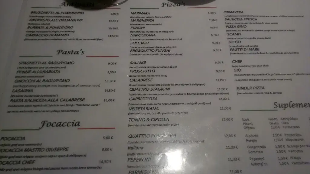 Menu_Cucina Di Giò_Houthalen-Helchteren_image_2