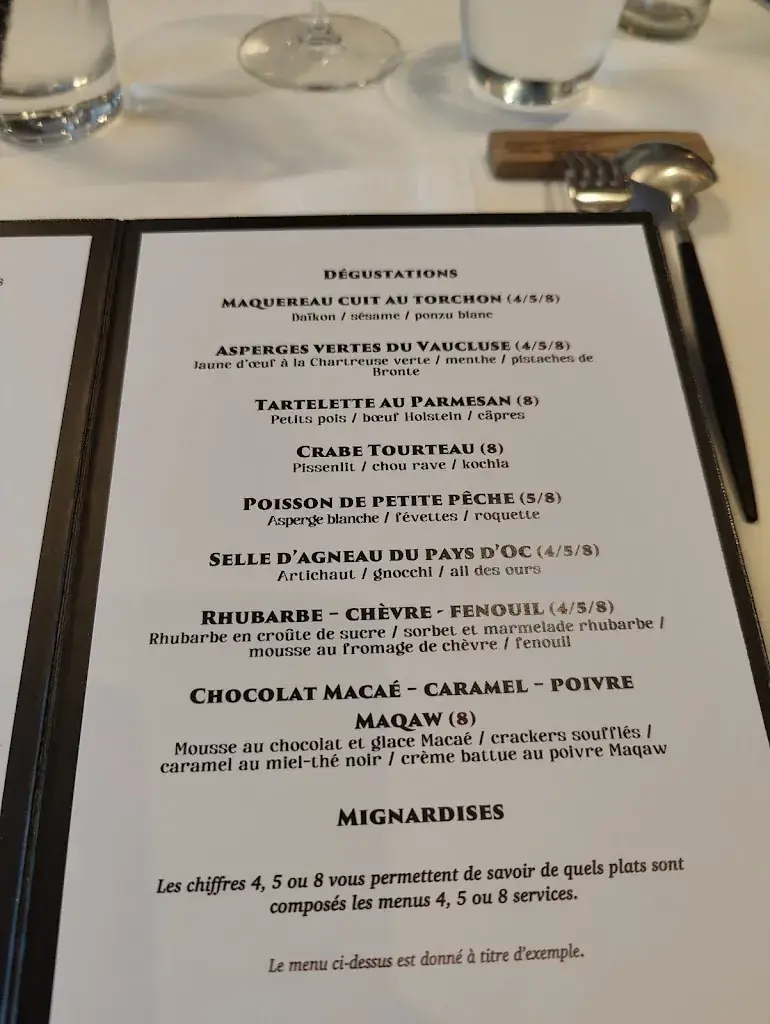 Menü_Huis Alain Bianchin_Overijse_Bild_4