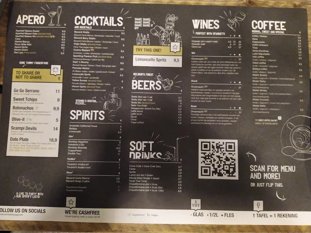 Menu_Mister Spaghetti Roeselare_Roeselare_imagen_2