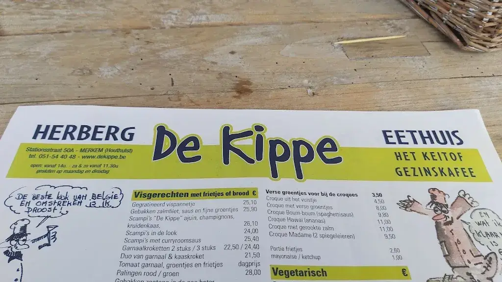 Menu_Bistro De Kippe_Houthulst_image_3
