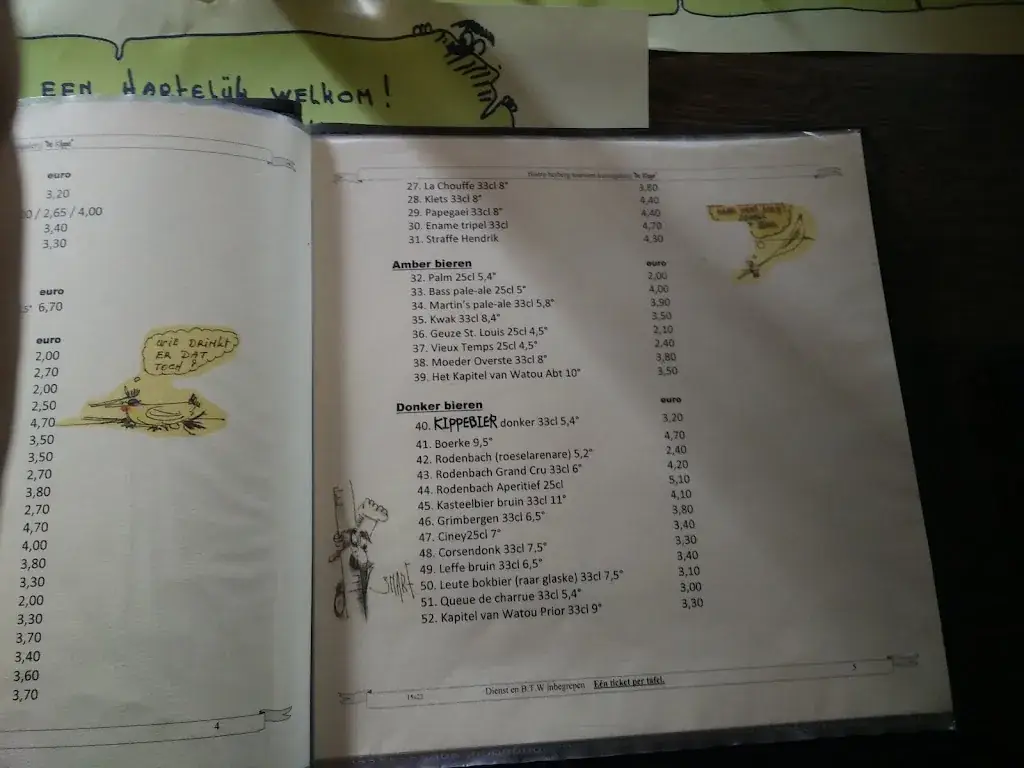 Menu_Bistro De Kippe_Houthulst_image_4