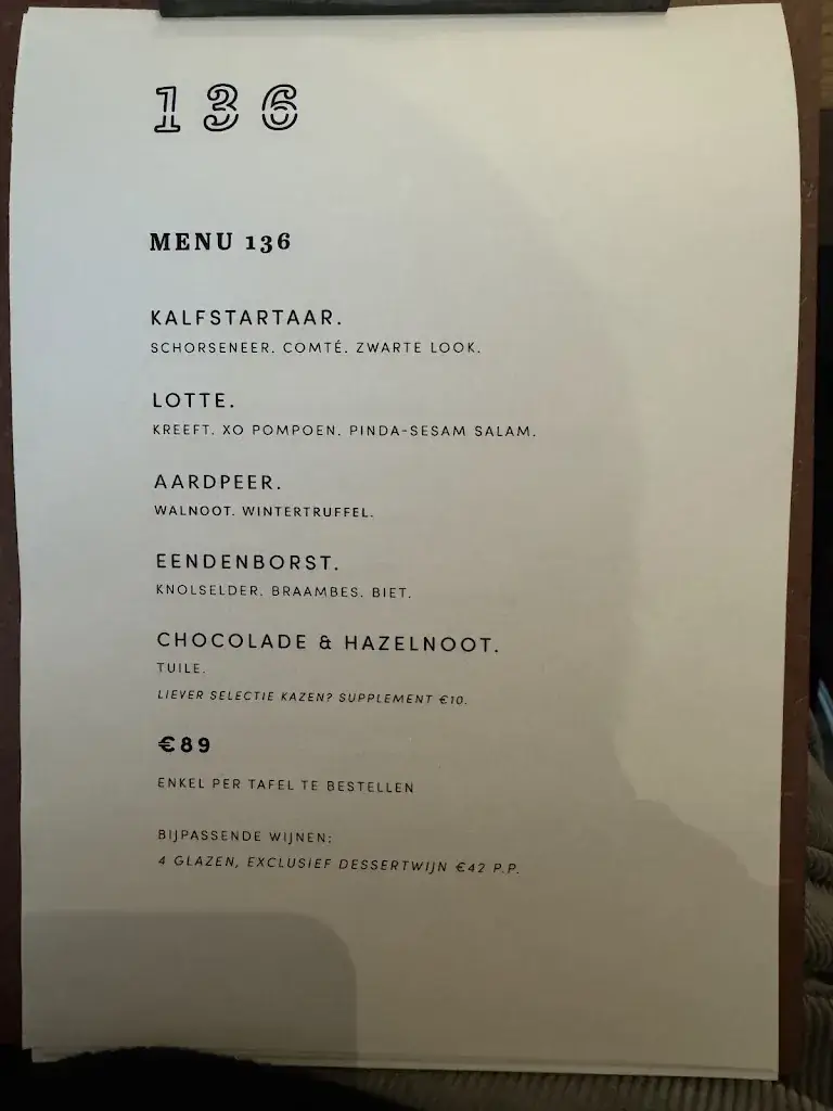 Menü_Resto 136_Hoogstraten_Bild_1