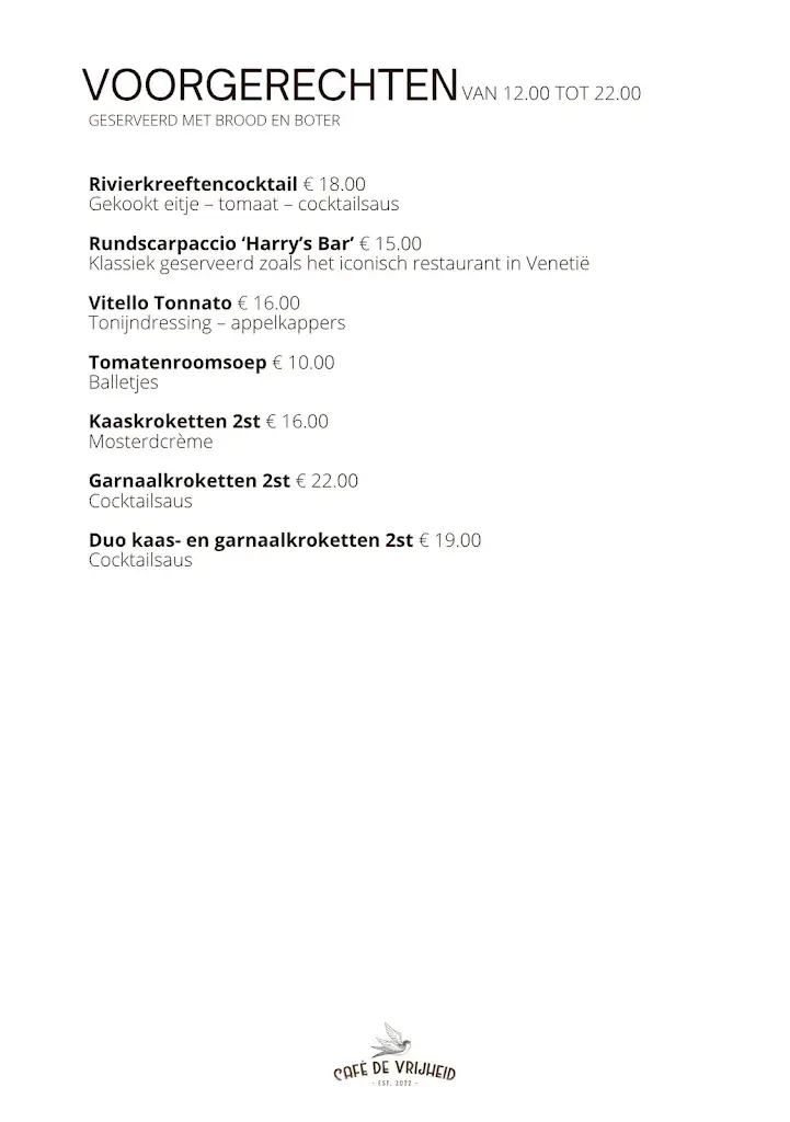 Menu_Café De Vrijheid_Hoogstraten_imagen_3
