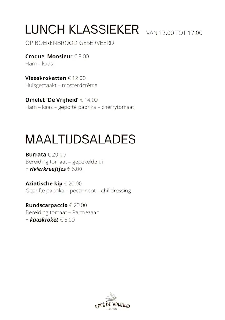 Menu_Café De Vrijheid_Hoogstraten_imagen_4