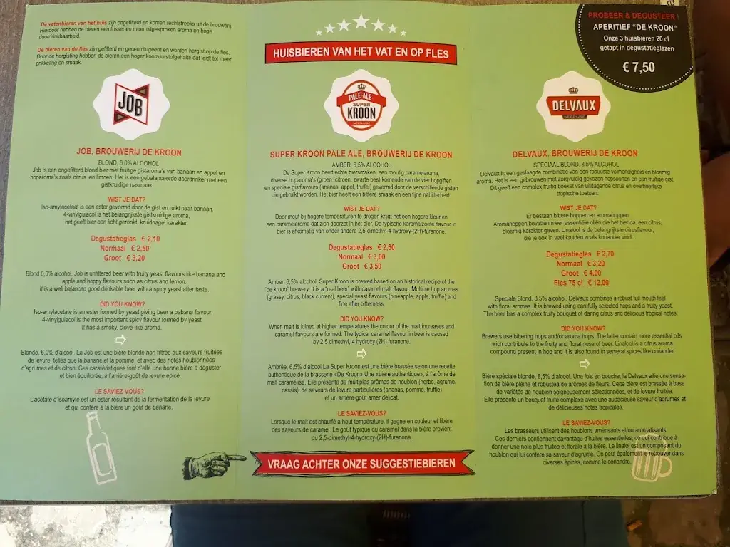 Menu_Bistro De Kroon_Neerijse_image_2