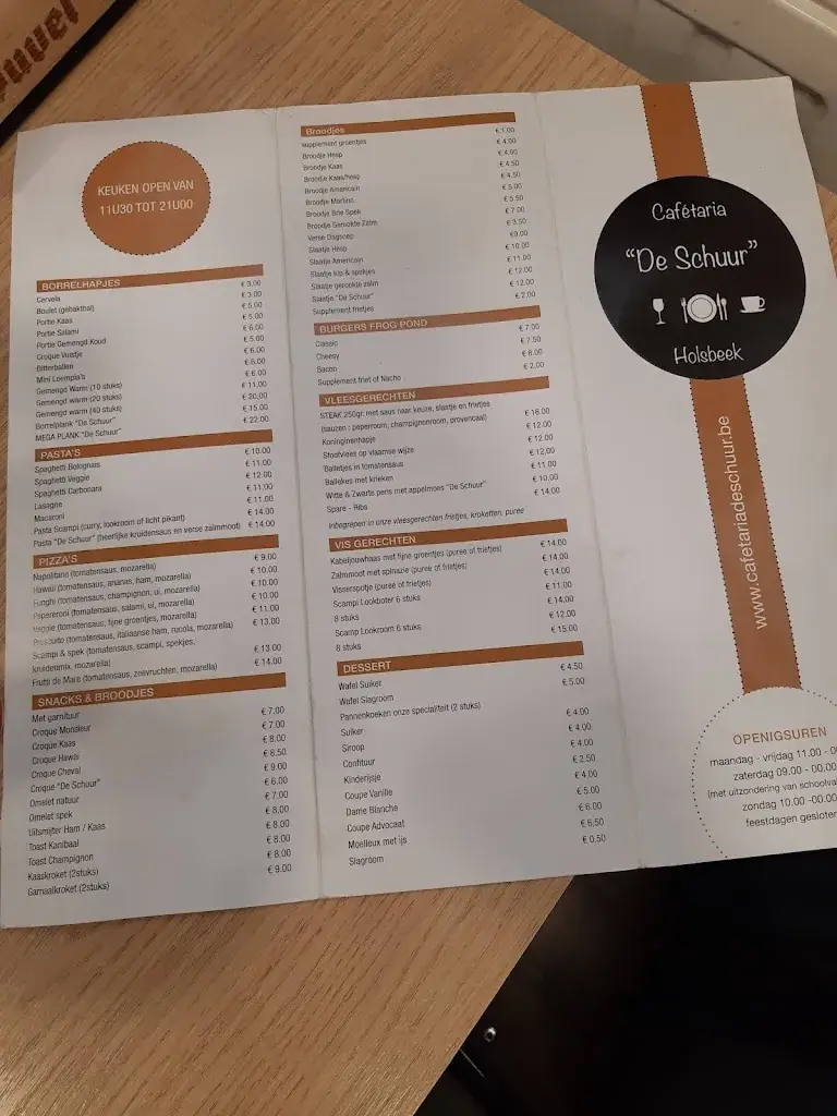 Menü_De Schuur Holsbeek_Holsbeek_Bild_4