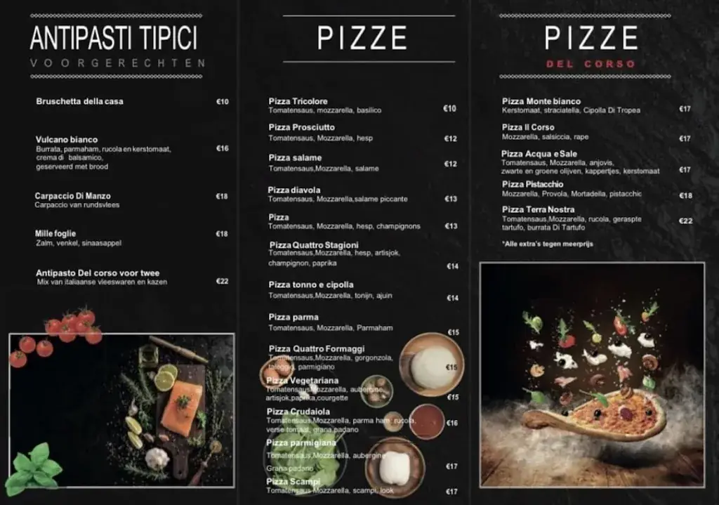 Menu_Pizzeria Il Corso_Holsbeek_image_1