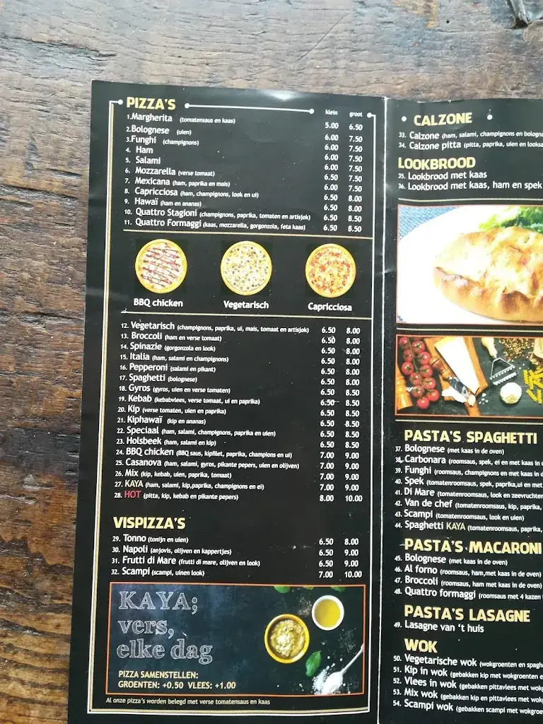 Menu_Kaya Pizza & Kebab_Holsbeek_image_4