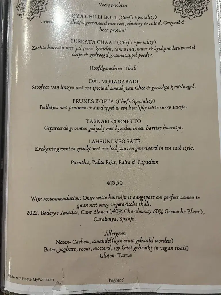 Menu_Nirvana Kitchen_Leuven_image_1