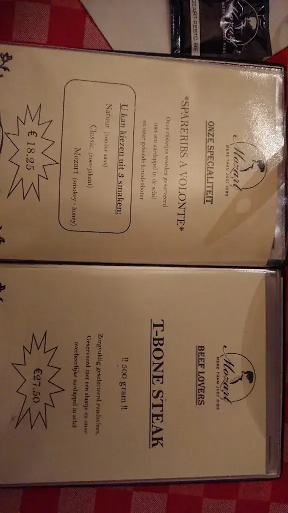 Menü_Mozart Restaurant Aalst_Aalst_Bild_4