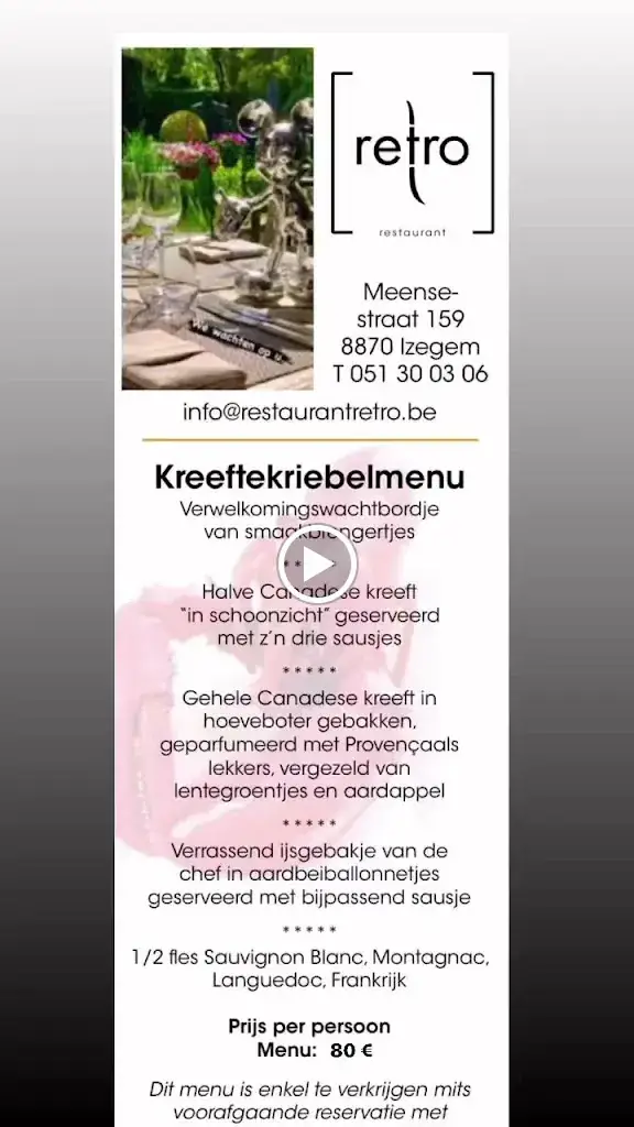 Menu_Restaurant Retro_Izegem_image_1