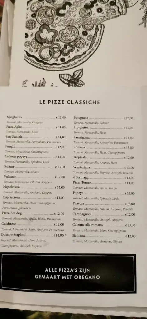 Menu_Ristorante Pizzeria La Vita è bella_Izegem_image_2