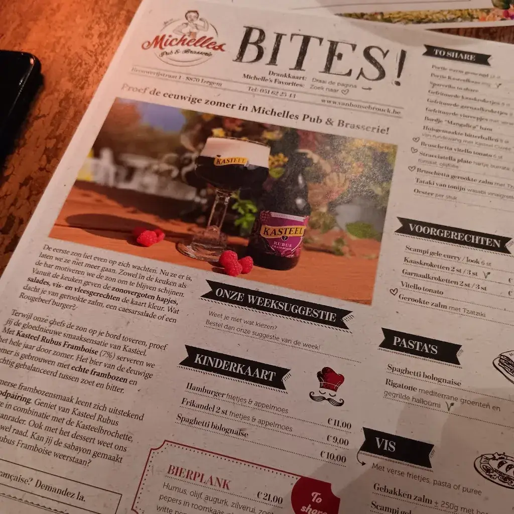 Menu_Michelles Pub & Brasserie_Izegem_imagen_1