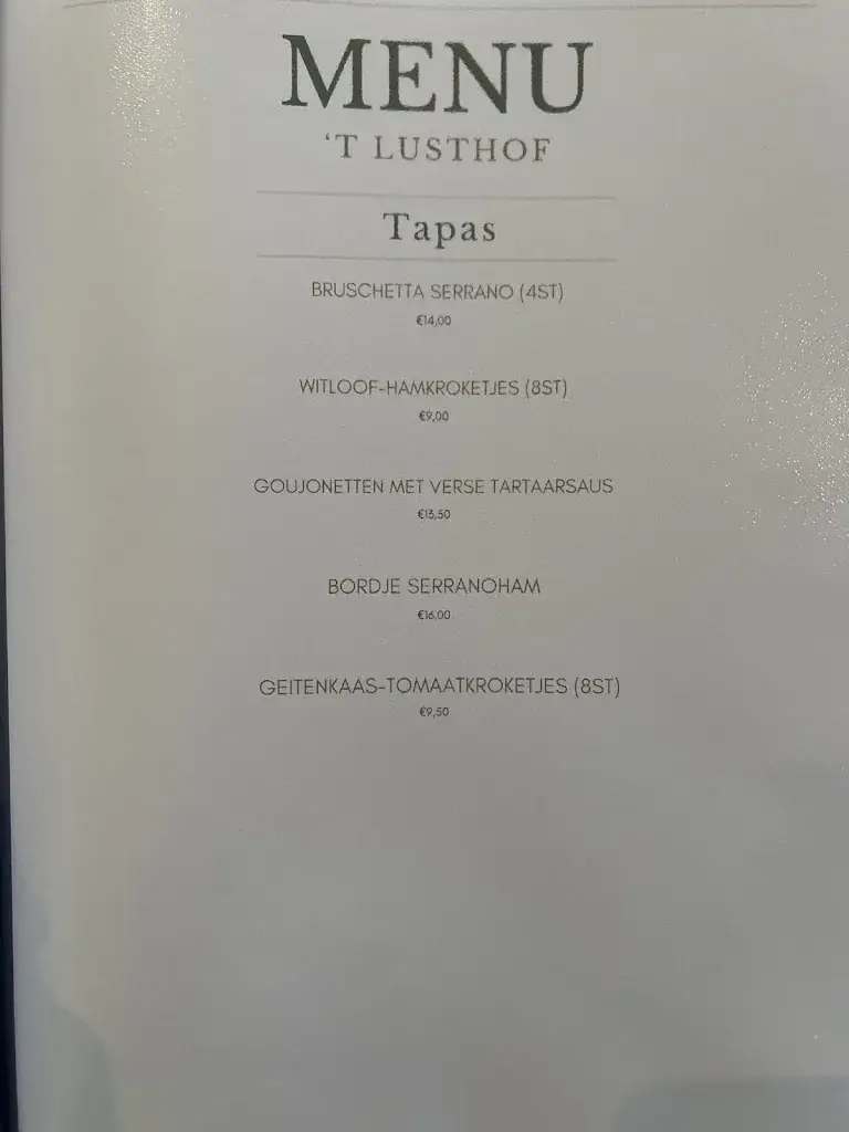 Menü_Restaurant 't Lusthof_Tielt_Bild_4