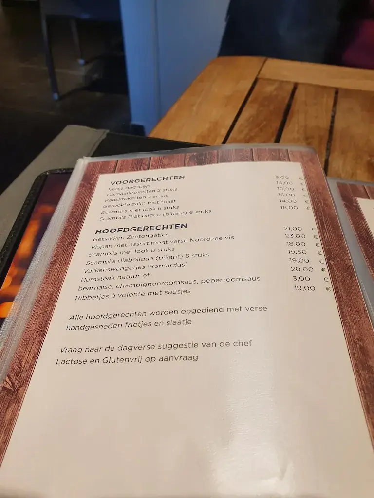 Menu_Bistro 't Kloeftje_Jabbeke_image_1