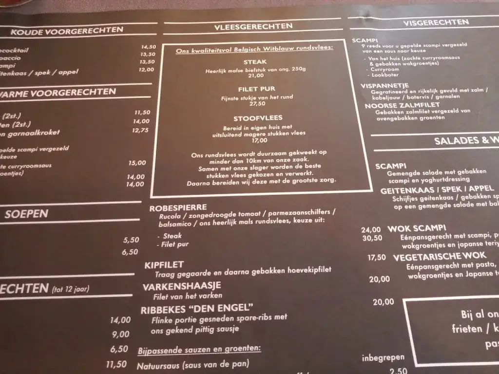 Menü_Den Engel - Nieuwmoer_Kalmthout_Bild_1