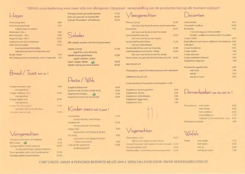 Menu_Den Druivelaer_Kalmthout_image_1