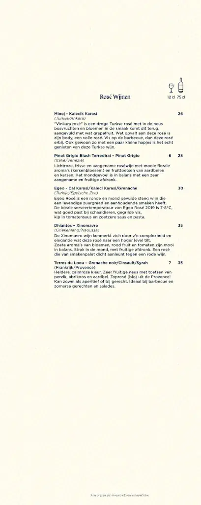 Menu_Begonvil Restaurant & Bar_Keerbergen_image_1