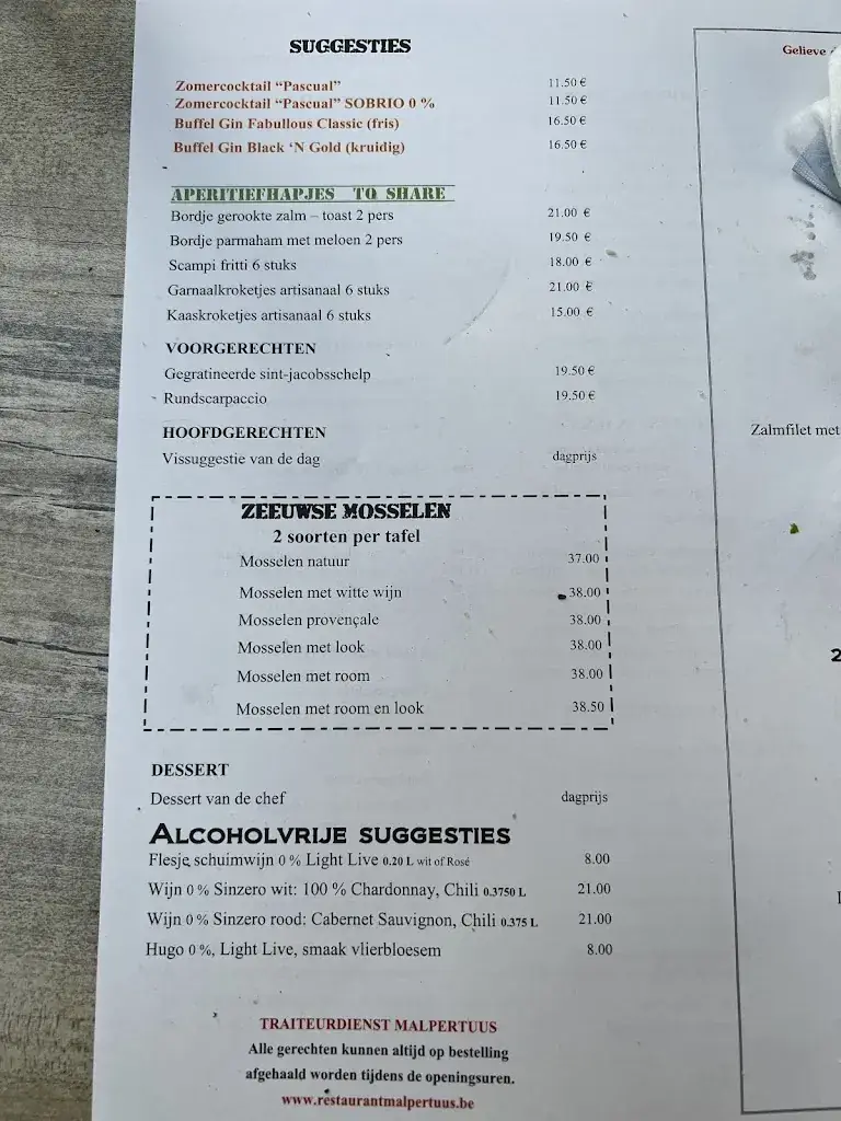 Menu_Restaurant Malpertuus bvba_Kaprijke_image_1