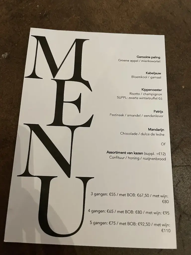 Menu_Restaurant Oogst_Assenede_image_1