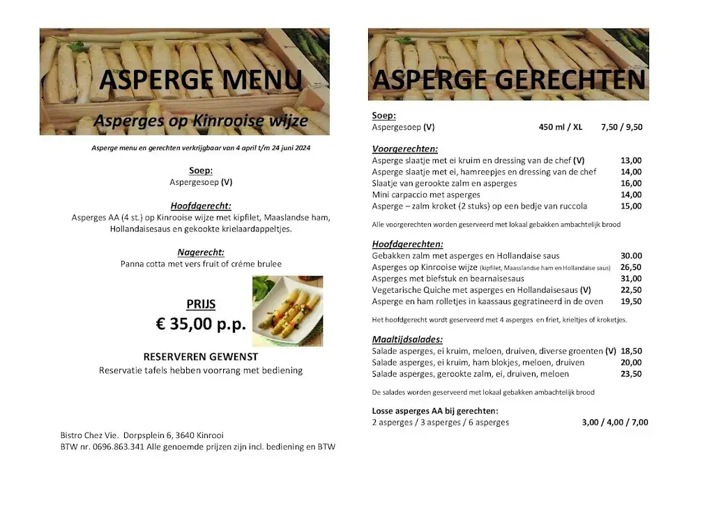 Menu_Bistro Chez Vie_Kinrooi_image_2