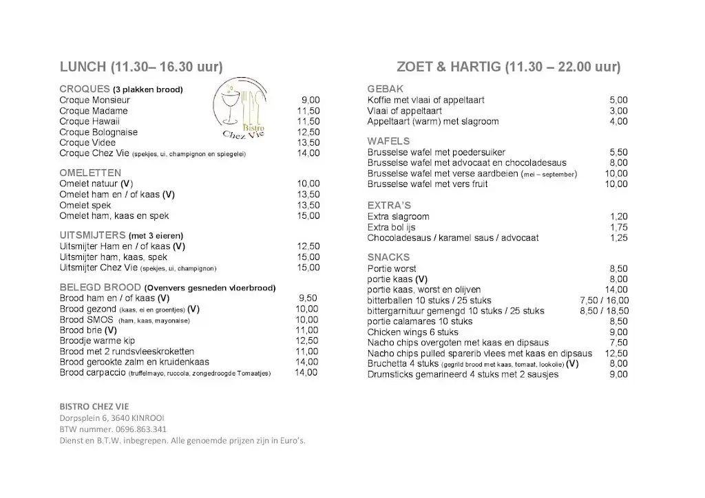 Menu_Bistro Chez Vie_Kinrooi_image_4