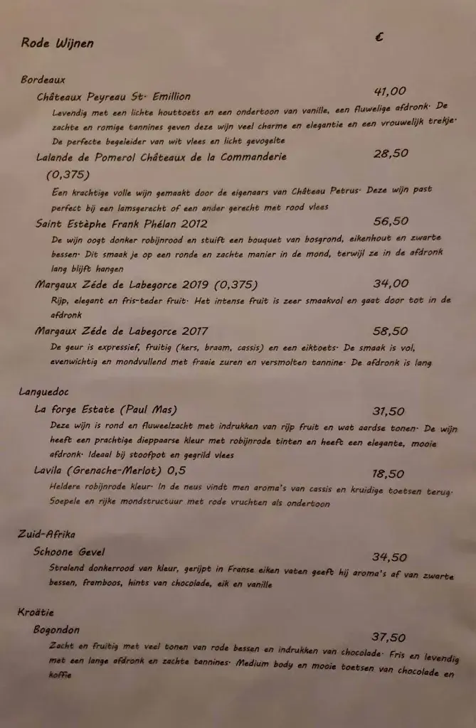 Menu_Restaurant Diederick van Assenede_Assenede_image_2