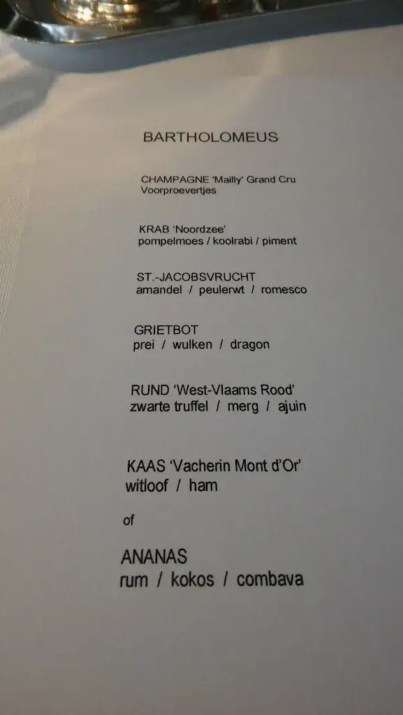 Menü_Bartholomeus_Knokke-Heist_Bild_3