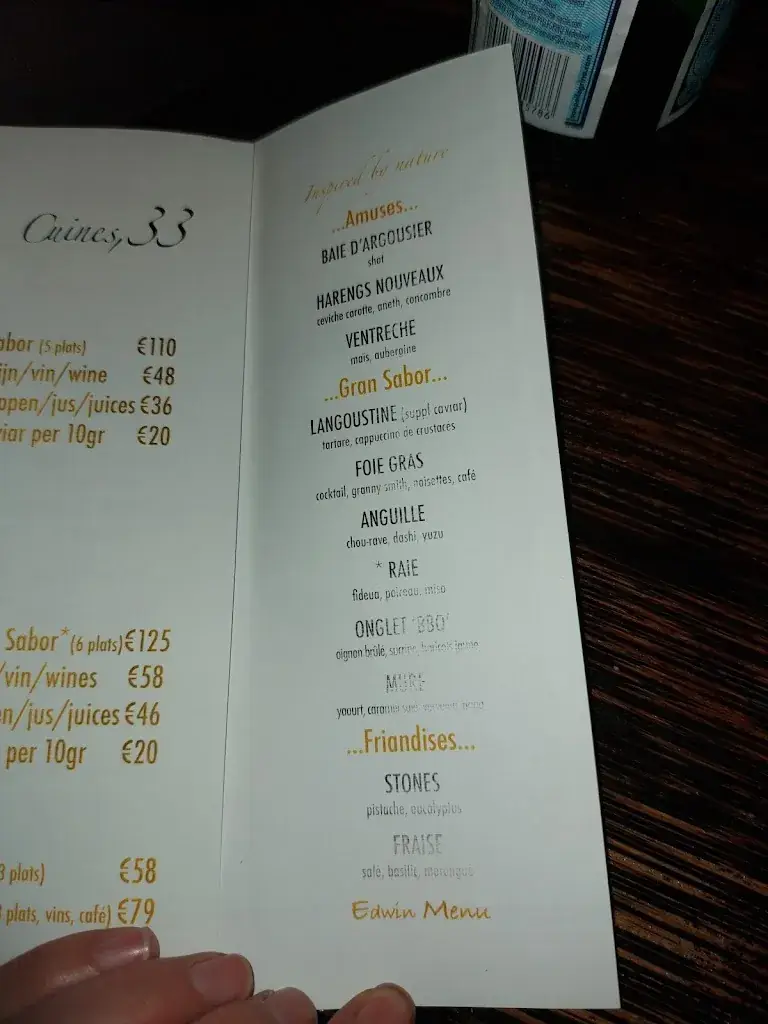 Menu_Cuines 33_Knokke-Heist_image_3