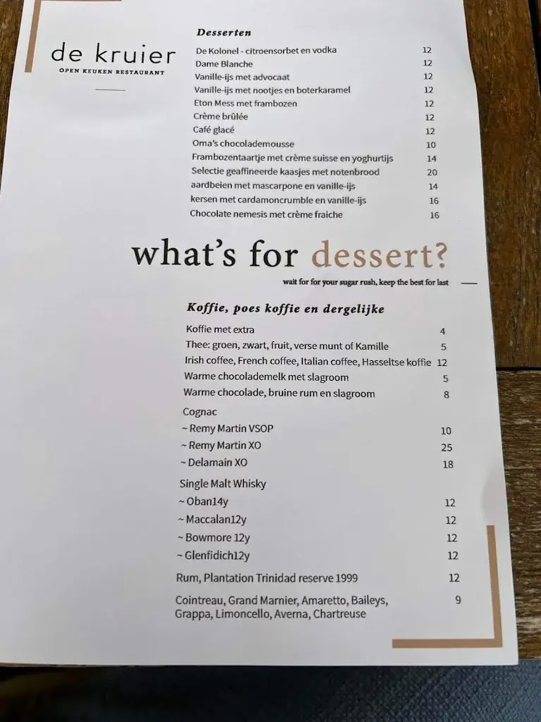Menu_De Kruier_Knokke-Heist_image_1