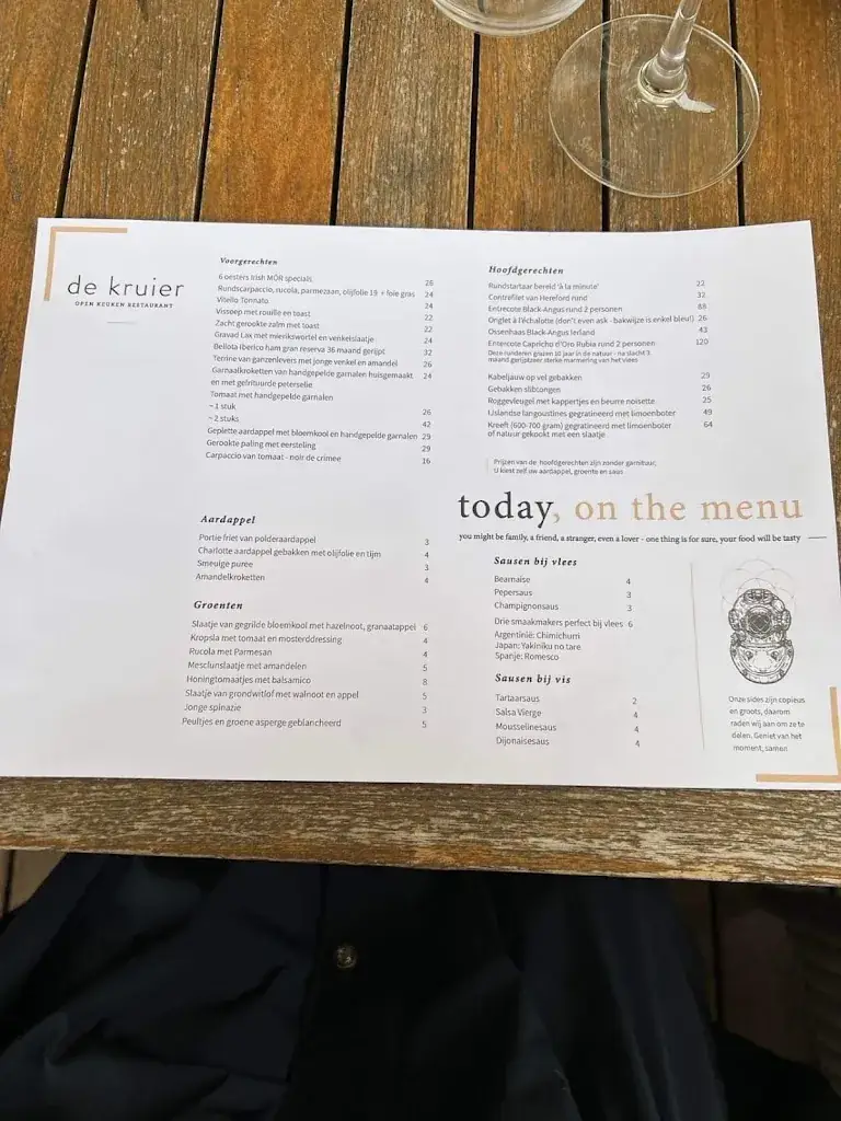 Menu_De Kruier_Knokke-Heist_image_2